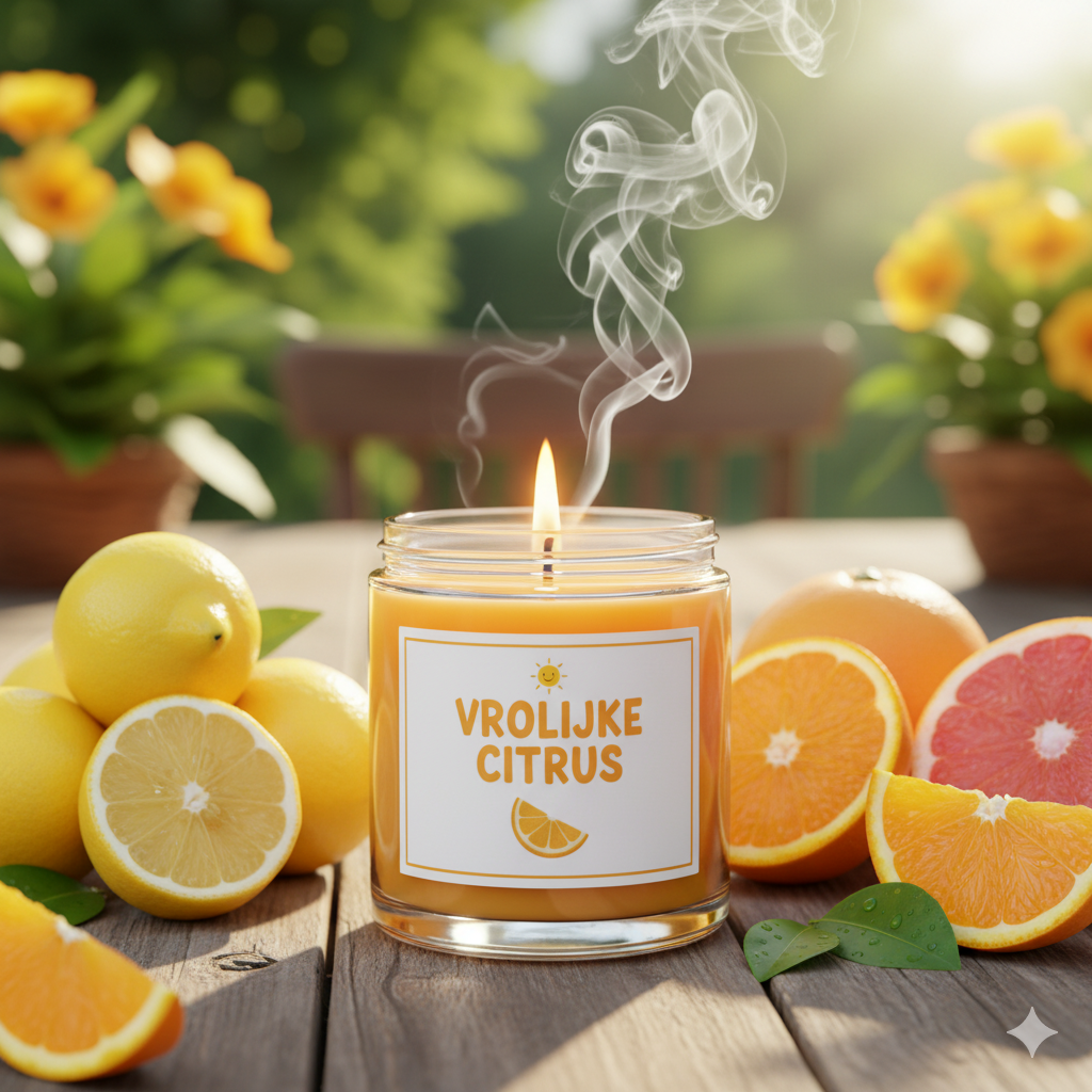 Vrolijke Citrus Vrolijke Citrus kaars
